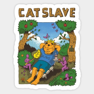 cat slave Sticker